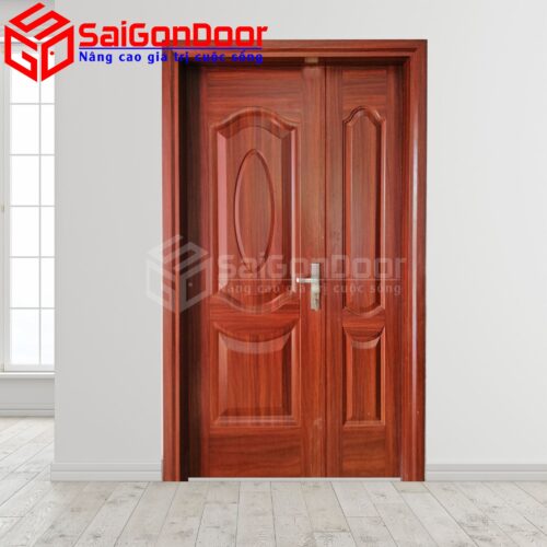 Cửa Thép Vân Gỗ SGD-KM.TVG-2CL-14n.