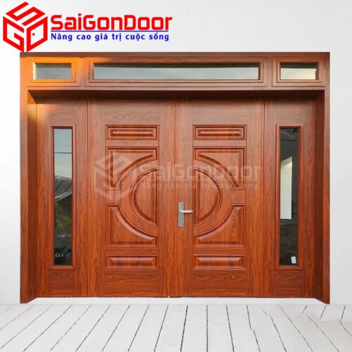 Cửa Thép Vân Gỗ SGD-KM.TVG-4C.14