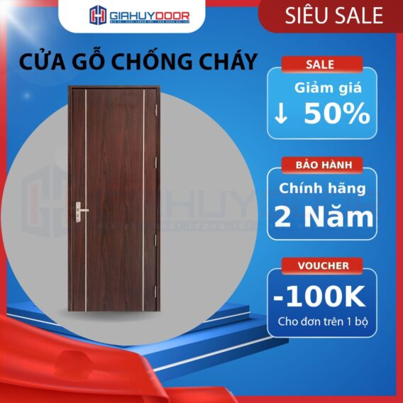CỬA GỖ CHỐNG CHÁY GIAHUYDOOR – GIẢI PHÁP AN TOÀN CHO MỌI CÔNG TRÌNH